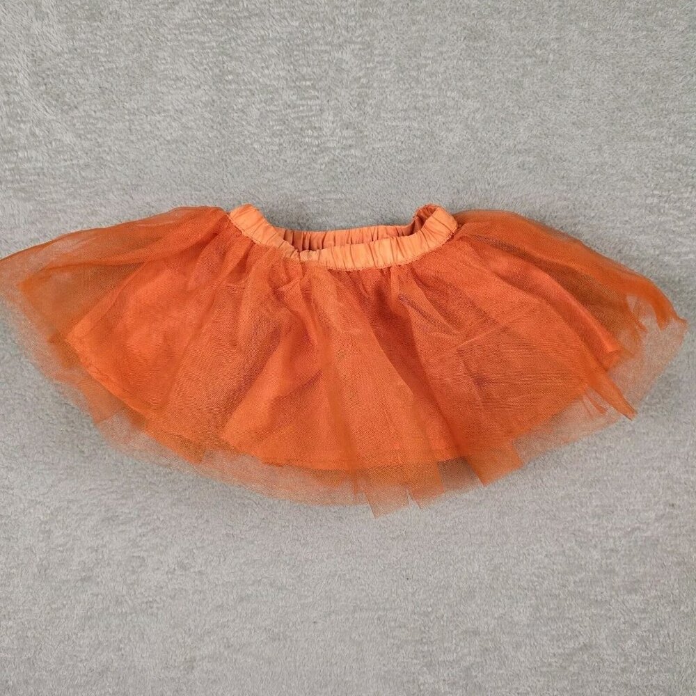 Gymboree Tutu Skirt Baby Girl 12 - 18 Month Orange Halloween Fall Autumn Costume